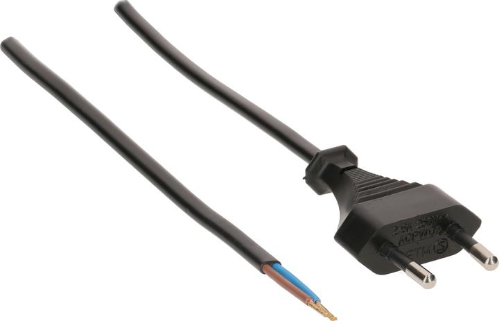 Max Hauri TDLF mains cable H03VVH2-F2X0.75 type 26 (3 m)