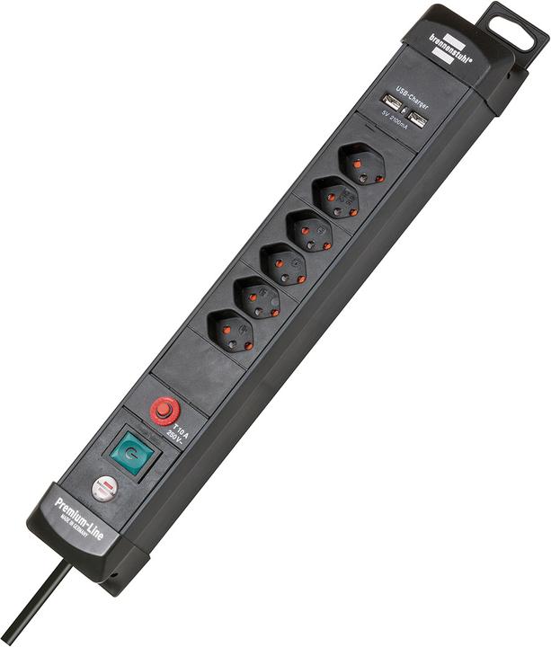 Actual product image Brennenstuhl Premium Line (6 x, Type 12, 3 m)