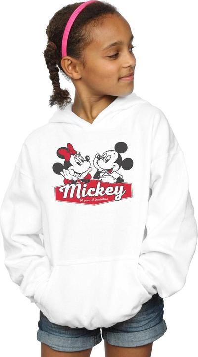 Immagine prodotto Disney Mickie And Minnie 90 Years Felpa con Cappuccio Ragazze (152, 158)