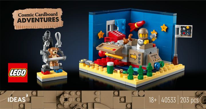 Image du produit LEGO Ideas Abenteuer im Astronauten-Kinderzimmer 40533 (40533, LEGO Ideas)