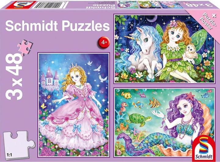 Schmidt Spiele Princess Fairy Mermaid (48 pieces)