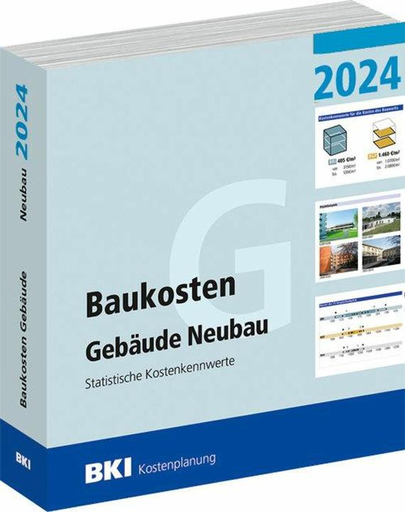Actual product image BKI Baukosten Gebäude Neubau 2024 - Teil 1 (German, BKI Building Cost Information Centre of German Chambers of Architects, 2024)