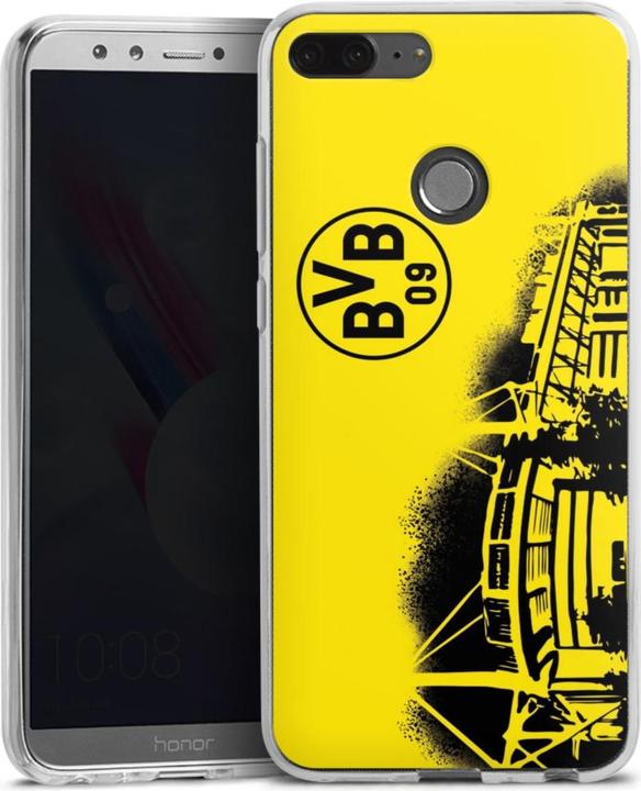 Produktbild DeinDesign Silikon Hülle für Huawei Honor 9 Lite Handyhülle Case Smartphone Schutzhülle BVB Borussia Dortmund (Honor 9 Lite)