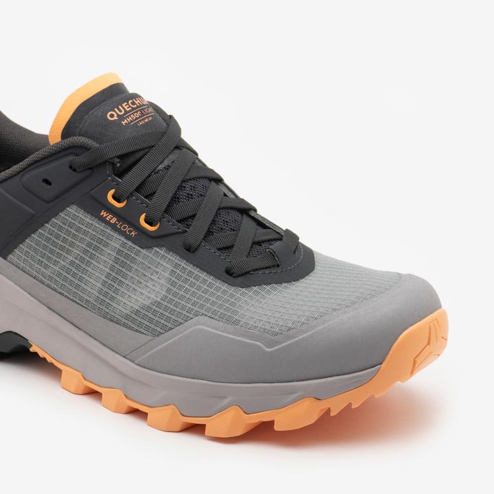 Actual product image Quechua Men’s Mountain Hiking Boots - MH500 LIGHT - Light Grey (46)