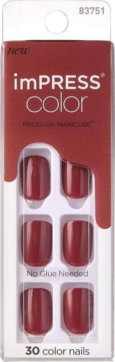 KISS ImPress Colour Nail Kit (Kunstnägel, Espress (Y) Ourself)