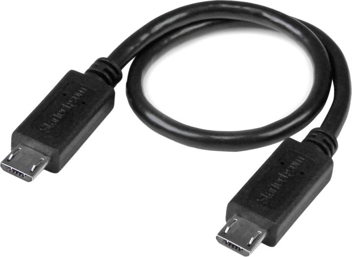 Actual product image StarTech 20cm USB OTG Cable - Micro USB to Micro USB - USB OTG Adapter Cable - St/St (0.20 m, USB 2.0)