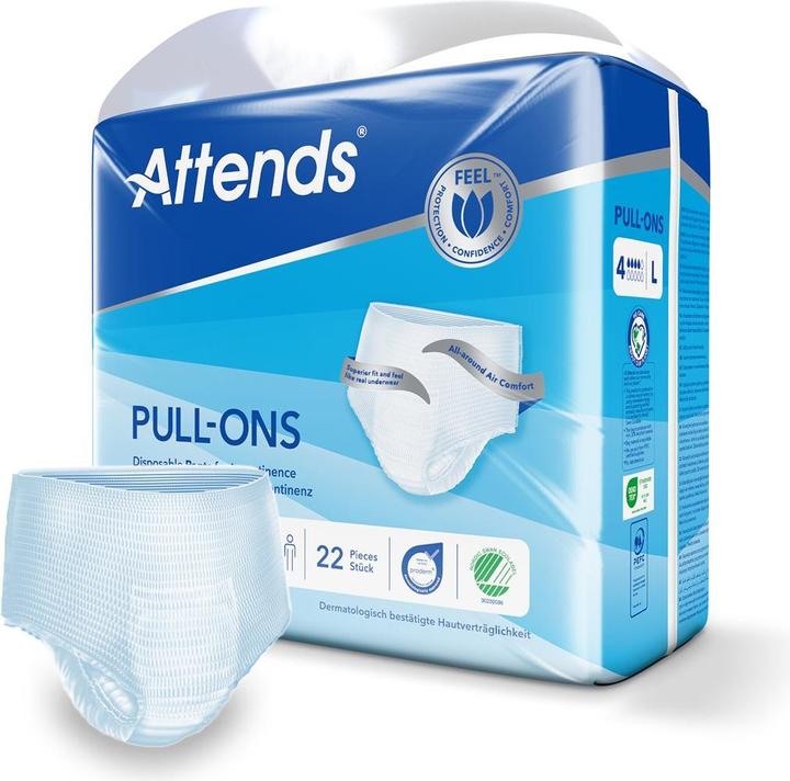Actual product image Attends Pull Ons 4 Pant (22 x, Large)