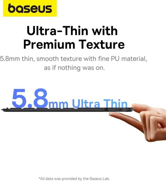 Immagine prodotto Baseus Custodia con tastiera magnetica Brilliance per iPad 10.2" (nero)