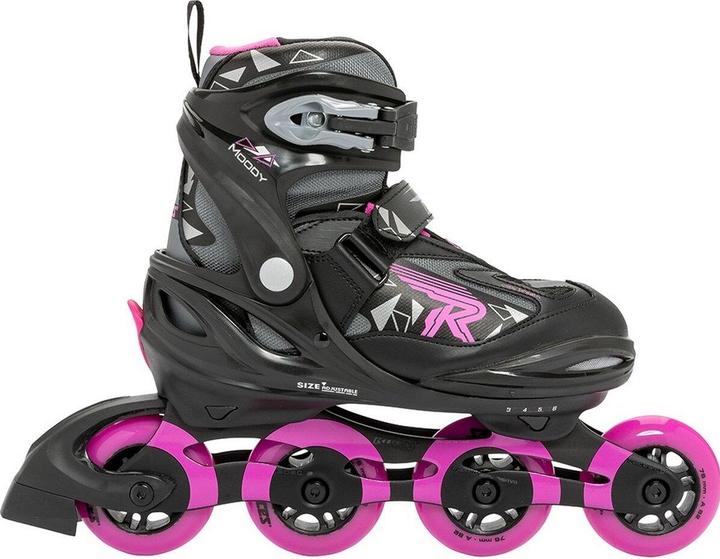 Produktbild Roces Rollschuhe Moody Girl Tif, schwarz-grau-rosa, Grösse 36-40 (40)