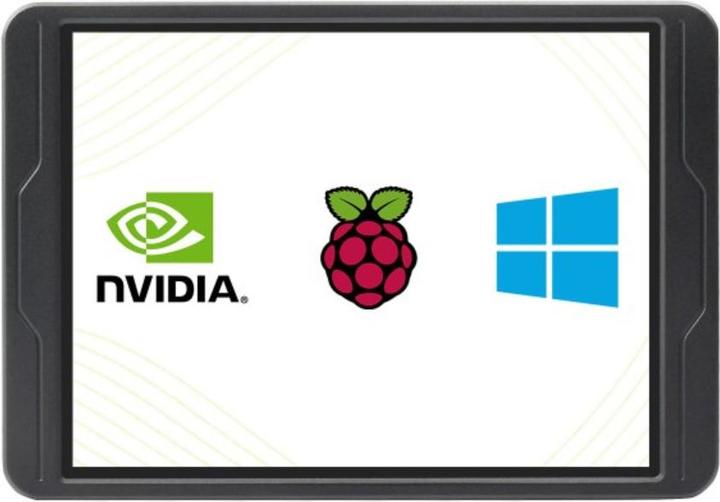 Produktbild WaveShare 8inch HDMI 1536x2048 IPS Capacitive Touch Screen mit Alugehäuse