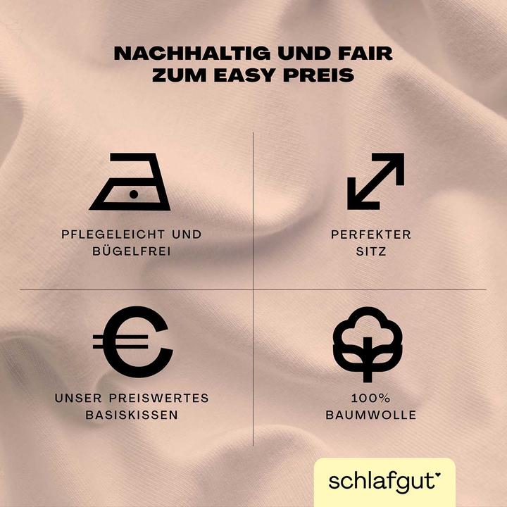 Immagine prodotto schlafgut Easy Jersey (Copripiumino, 70 x 90 cm)