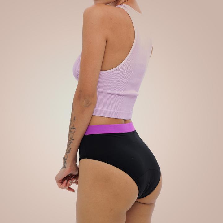 Actual product image Weekiss Sport High Waist Pink Period Underwear (40)