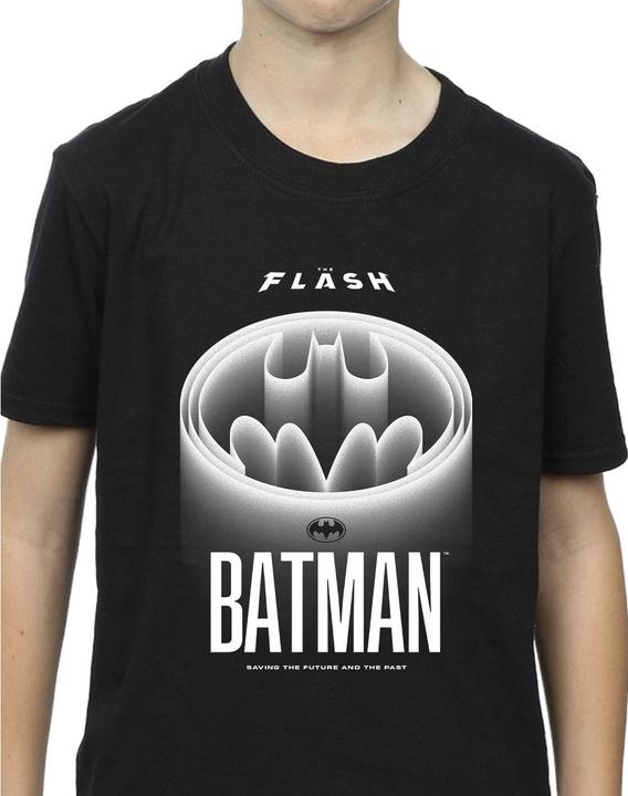 Image du produit - T-shirt THE FLASH BATMAN WHITE LOGO - Garçon (152, 158)