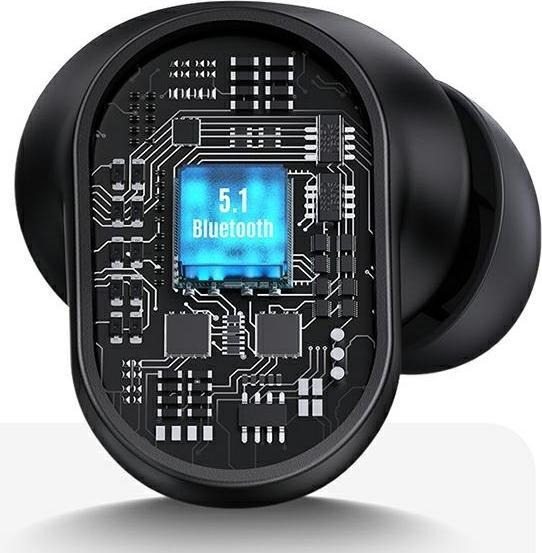 Actual product image Usams Słuchawki Bluetooth 5.1 TWS BH series bezprzewodowe czerwony/red BHUBH03 (ANC, 5 h, Wireless)