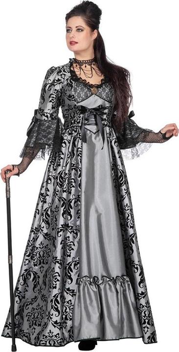 Produktbild Wilbers Damen Luxuskleid Marquise, grau/schwarz (46)
