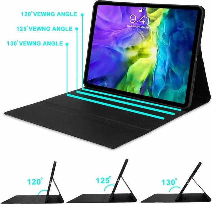 Produktbild Lobwerk 2in1 Keyboard Cover für Apple iPad Pro 11 2020 Case Tastatur Schutz Hülle Blau