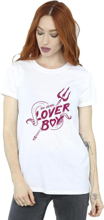 Actual product image Disney Womens/Ladies Villains Ursula Lover Boy Cotton Boyfriend T-Shirt (S)