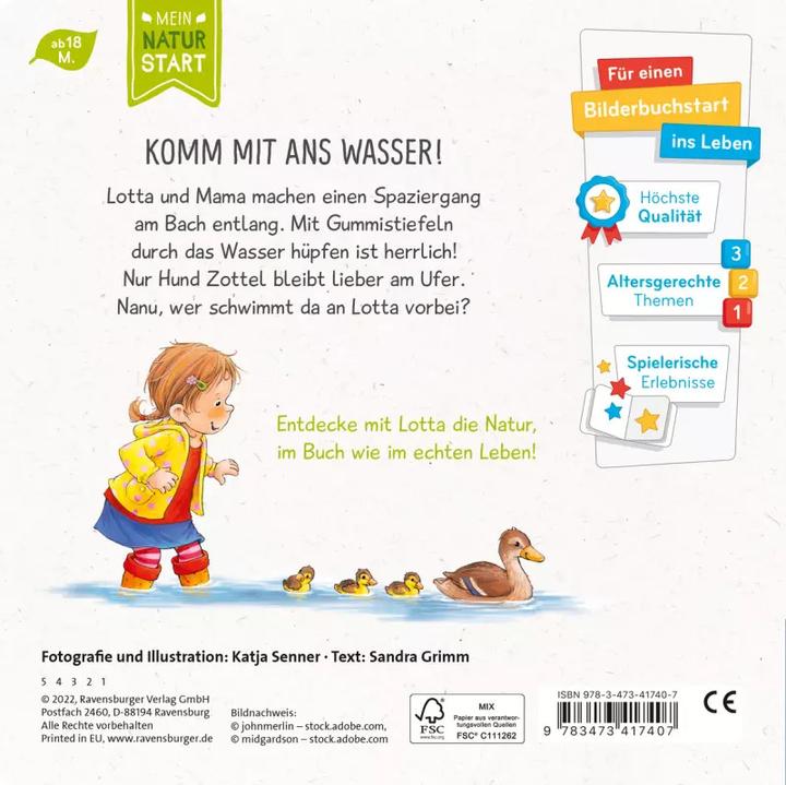 Produktbild Ravensburger Lotta entdeckt die Welt: Am Wasser (Deutsch, Sandra Grimm, 2022)