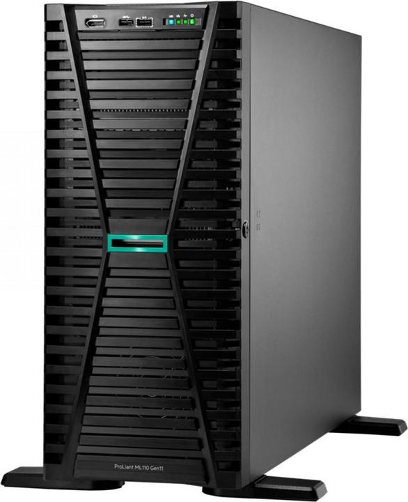 HPE ProLiant ML110 Gen11 Tower Xeon-B 3508U 8-Core 2.1GHz 1x32GB-R 4xLFF Hot Plug 2x2TB HDD VROC 2x1 (32 GB, Tower Server)