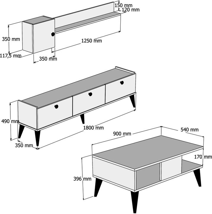 Image du produit Homitis Hannah (180 x 49 x 35 cm)