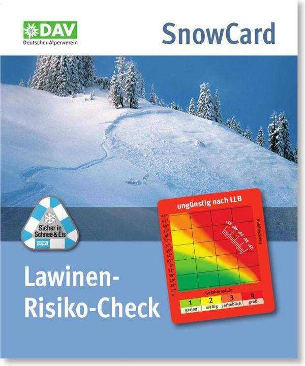 Actual product image SnowCard, avalanche risk check (Avalanche accessories)