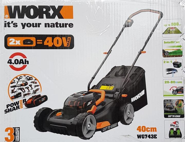 Actual product image Worx WG743E (Rechargeable battery operated)