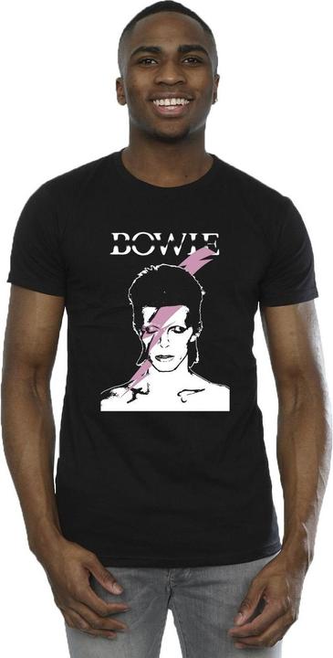 Immagine prodotto David Bowie Pink Flash Maglietta Uomo (5XL)