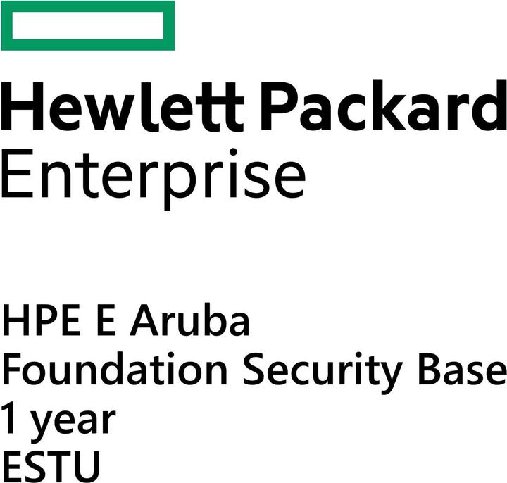 HPE E Aruba Foundation Security Base 1yr E-STU (1 Geräte, 12 Monate)