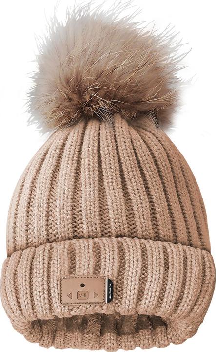 Produktbild SBS Wintermütze Fur m. BT-Headset rosa