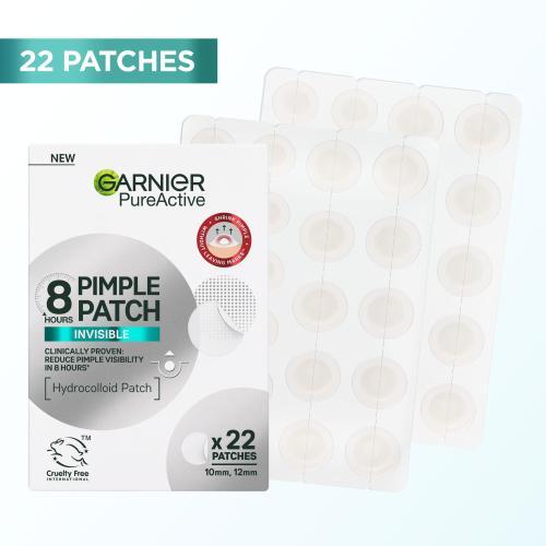 Image du produit Garnier Hydrocolloid Patches For Skin Imperfections Pure Active Pimple Patch - 22 Pieces