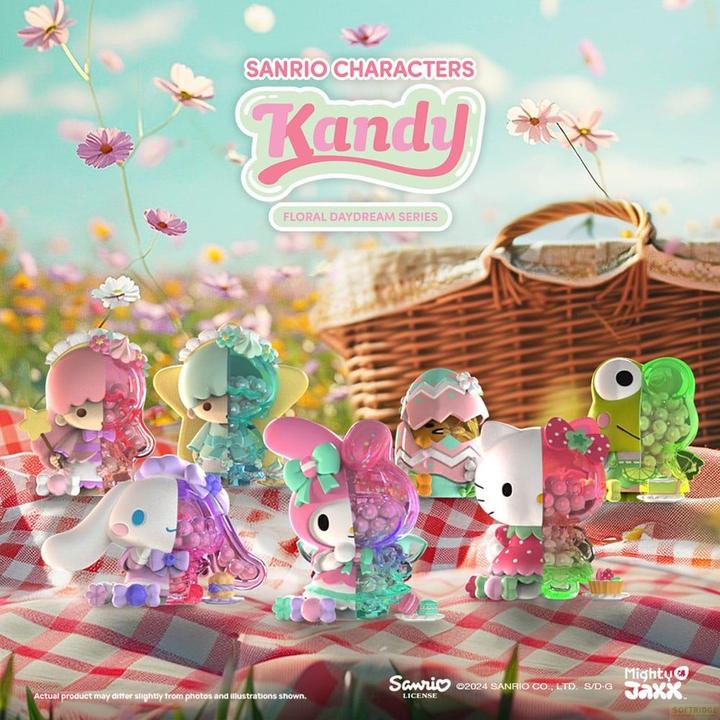Produktbild Mighty Jaxx Sanrio Floral Daydream Series Kandy 4 inch Vinyl Figure Blind Box Display (6)