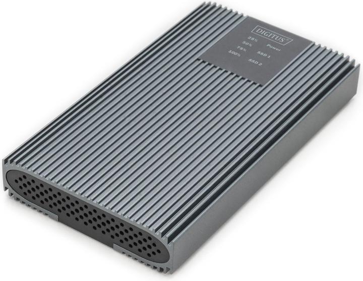 Produktbild Digitus USB M.2 NVMe Clonestation, SSD, NVMe, 20Gbits, USB 3.2 Gen2, Aluminium, toolfree (M.2 2280, M.2 2260, M.2 2242, M.2 2230)