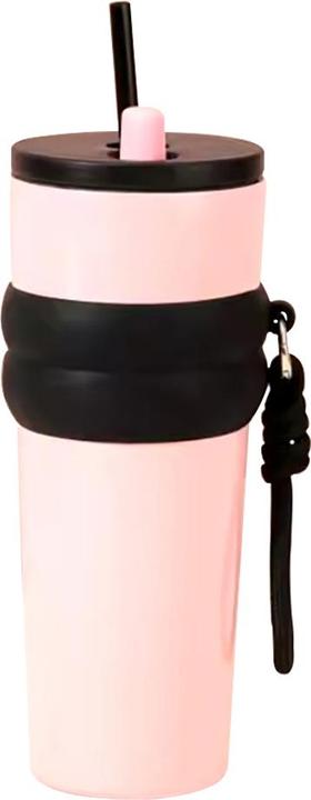 Image du produit Techsuit - Thermos (THM7) - Car Cup, Single Pipette, Stainless Steel 316, 710ml - Pink (0.71 l)