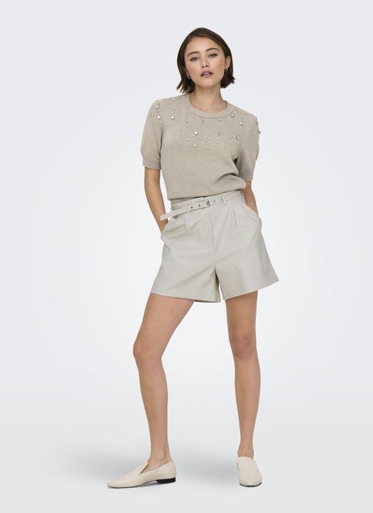 Actual product image Only ONLHEIDI Mid-rise waist Regular fit Leather-look shorts Leather-look shorts (XXL)
