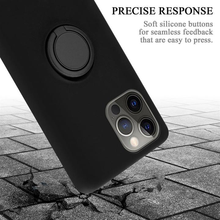 Actual product image Cadorabo TPU Liquid Ring Silicone Case Cover (Realme 12 Pro+, Apple iPhone 12)