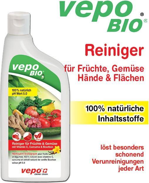 Actual product image Vepo Organic cleaner for fruit and vegetables