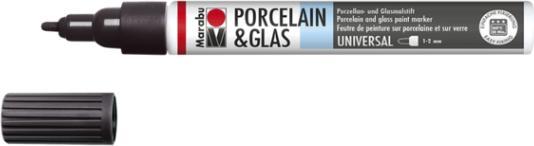 Immagine prodotto Marabu Pennarello "Porcelain & Glass Painter", nero (Nero, 2 mm, 1 x)