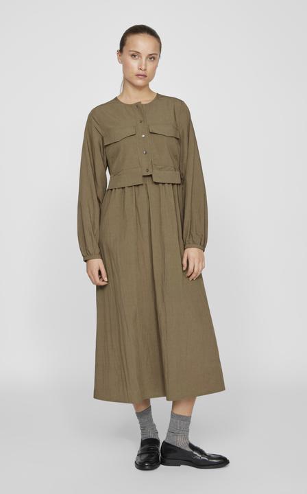 Actual product image Vila Long sleeve midi dress (40)