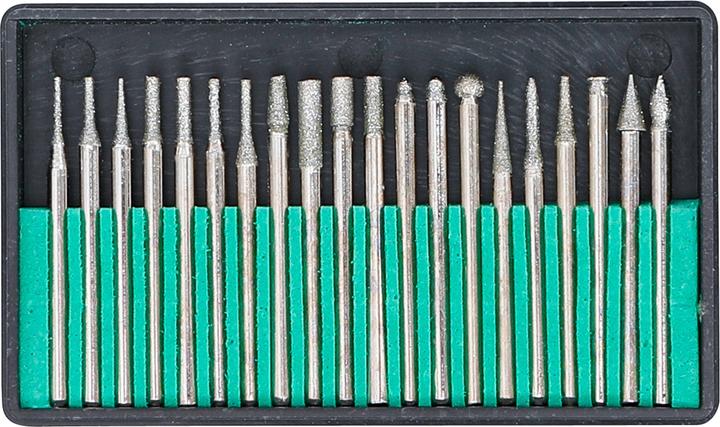 Actual product image BGS Diamond-Coated Grinding and Milling Drill Bit Set 20 pcs.