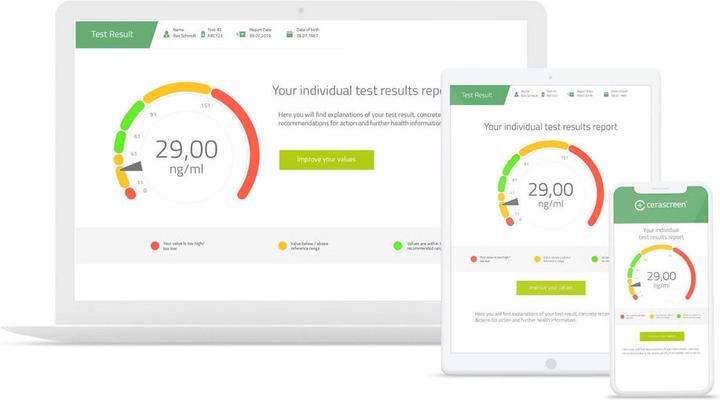 Image du produit Cerascreen Kit de test cortisol (1 x)