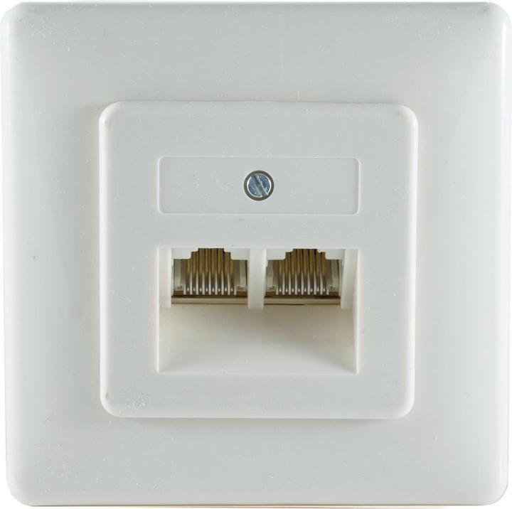 Image du produit Shiverpeaks Prises UAE 2 x 8/8 (4) parallèles RNIS encastrées Résistance de terminaison ** BASIC-S