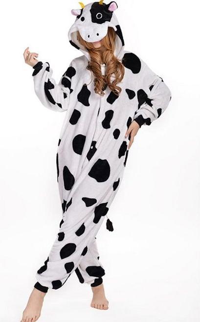 Image du produit MU Classic Costume de Vache - Pyjama Onesie Vache (M) (M)