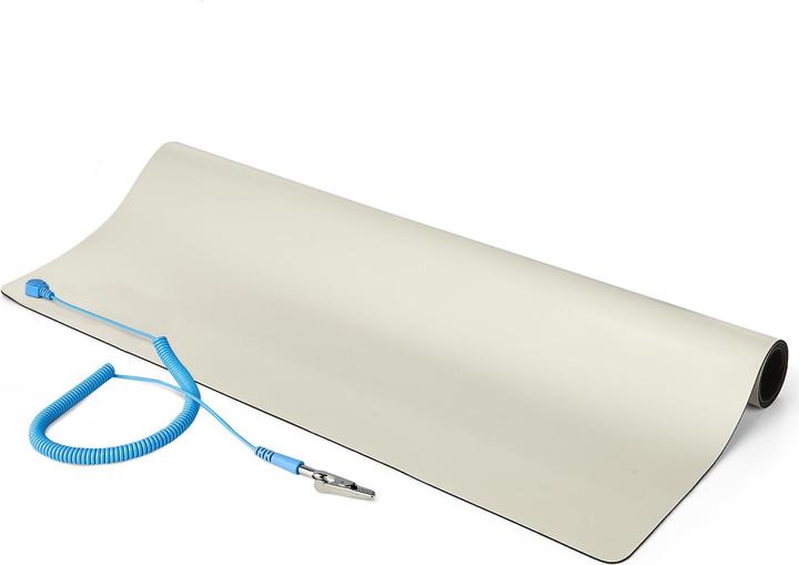 Image du produit StarTech com LG-ANTI-STATIC-MAT, Beige, Cloruro di polivinile (PVC), Cloruro di polivinile (PVC), Ta
