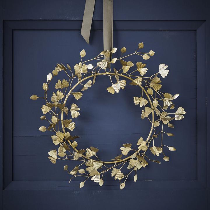 Actual product image House Doctor Wreath, HDTwigs, brass finish