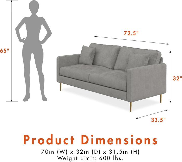 Actual product image CosmoLiving Highland (3-seater)