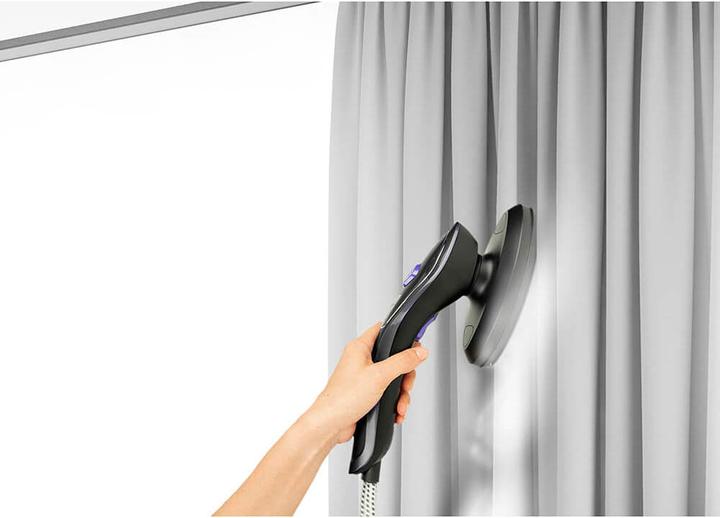 Image du produit Taurus Sliding Care Non Stop Nettoyeur à vapeur vertical 1,2 l 2500 W Noir, Argent (7 bar, 2500 W)