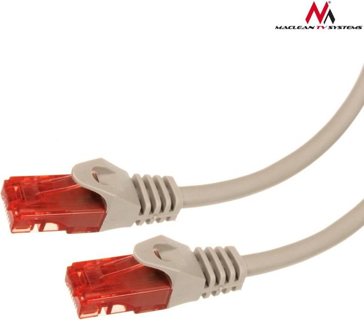 Maclean MCTV-301 S networking cable Grey Cat6 U/UTP (UTP) (U/UTP, CAT6)