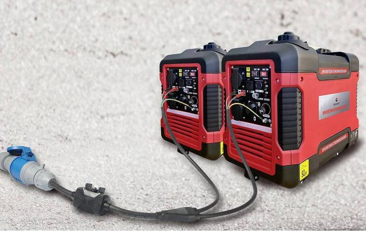 Actual product image Toolcraft TO-8249439 Parallel connection cable 230 V/AC (7000 W)