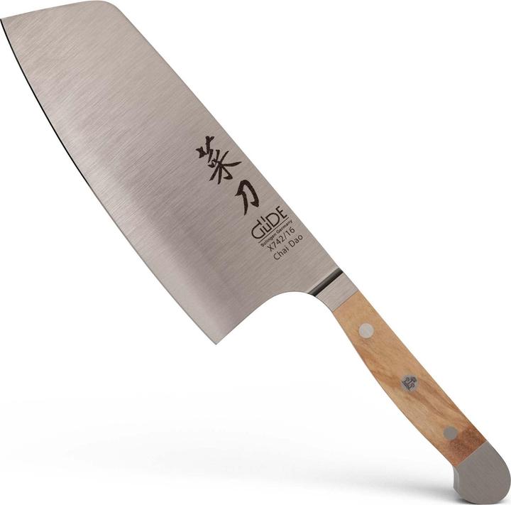 Immagine prodotto Güde Solingen Alpha Chef's Knife Chai Dao Olive 16 cm (16 cm)