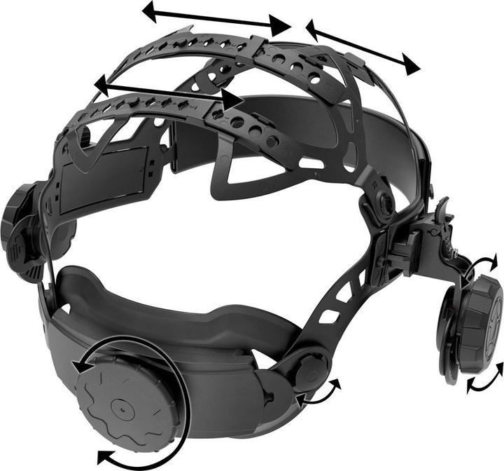 Actual product image Stahlwerk RAPTOR 3-in-1 automatic welding helmet with LED light